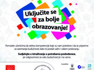 Započela nacionalna medijska kampanja „Uključite se za bolje obrazovanje“