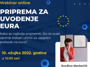 Webinar o pripremama za uvođenje eura kao službene valute u Republici Hrvatskoj
