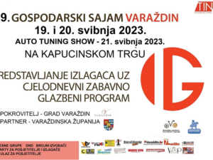 9. Gospodarski sajam Varaždin 19 i 20. svibnja 2023